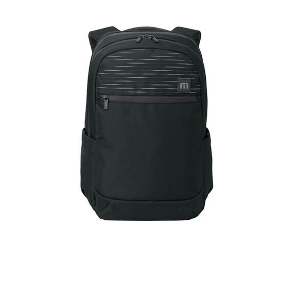 NWT TravisMathew 22L Approach Backpack Black 15" Laptop Fleece Sunglasses Pocket - Picture 1 of 10